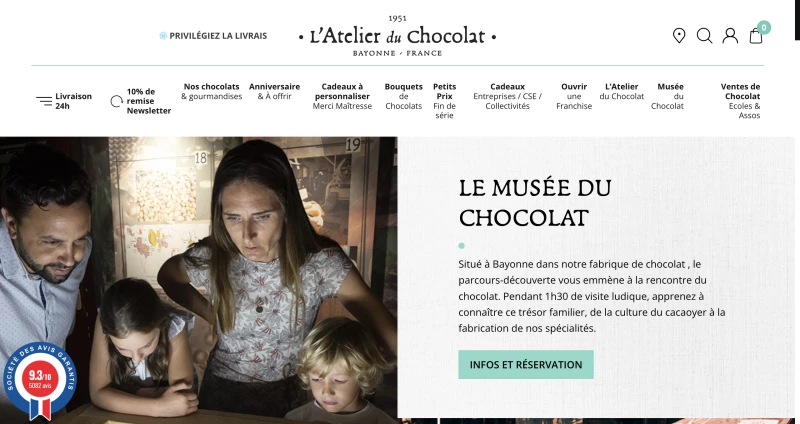 code promo Atelier du chocolat