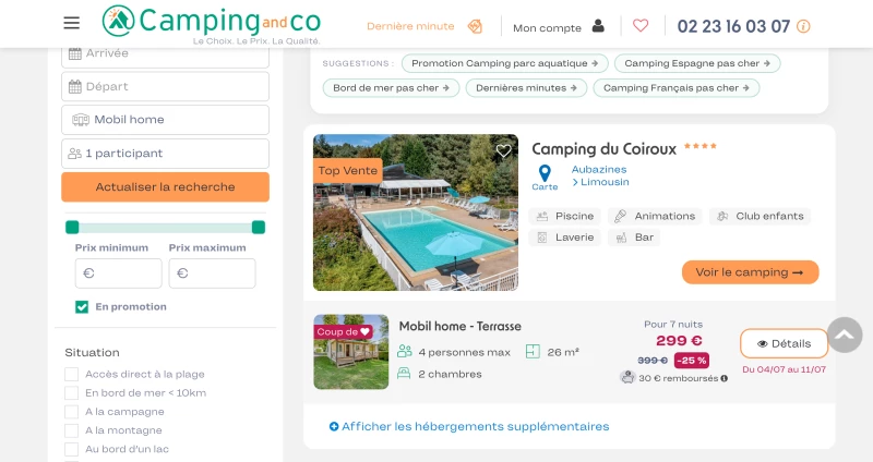 Camping and co