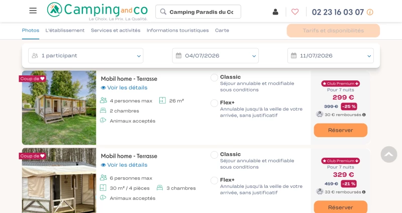 Camping and co