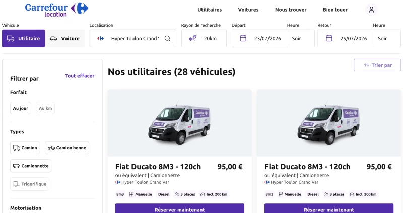 Carrefour location