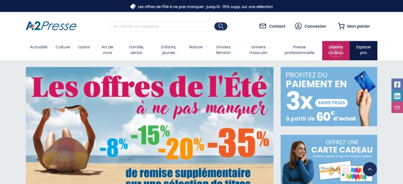 code promo A2Presse