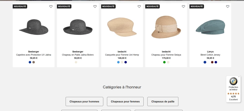 code promo Chapeaushop