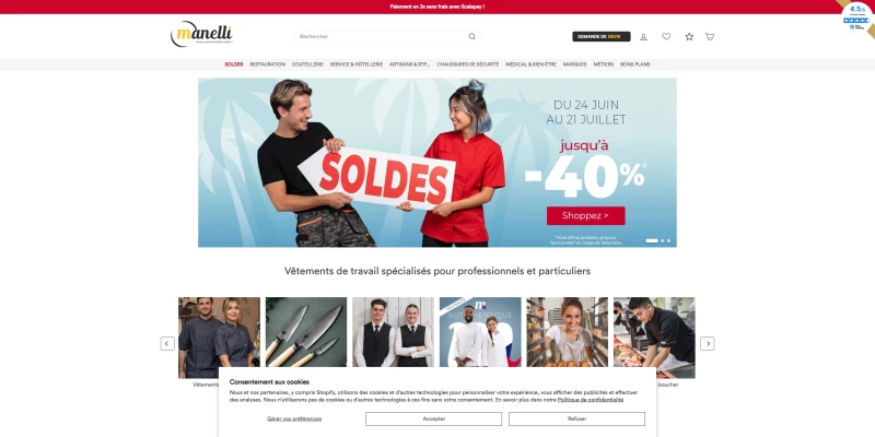 code promo Manelli