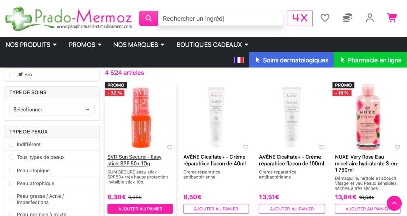 Parapharmacie et médicament