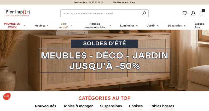 code promo Pier Import