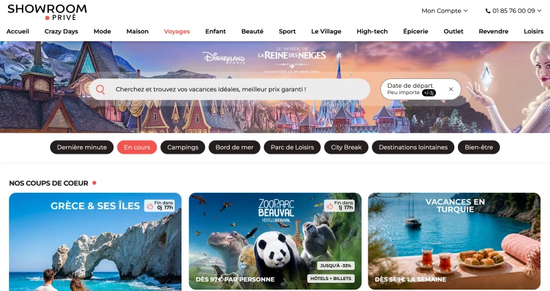code promo Showroomprivé Voyage