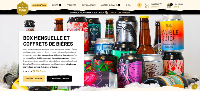 code promo Une Petite Mousse