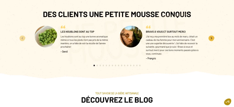 Une Petite Mousse