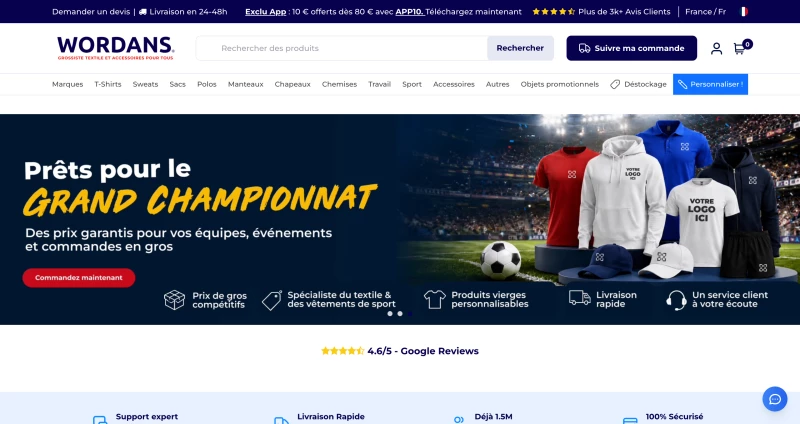 code promo Wordans