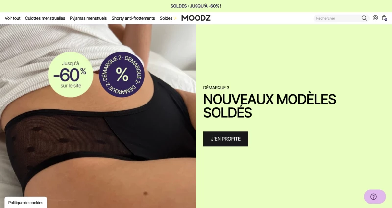 code promo MOODZ