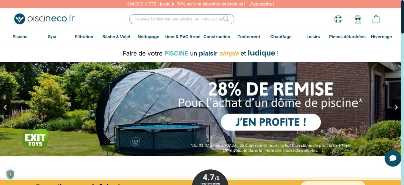 code promo Piscineco