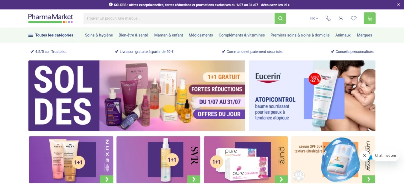 code promo PharmaMarket