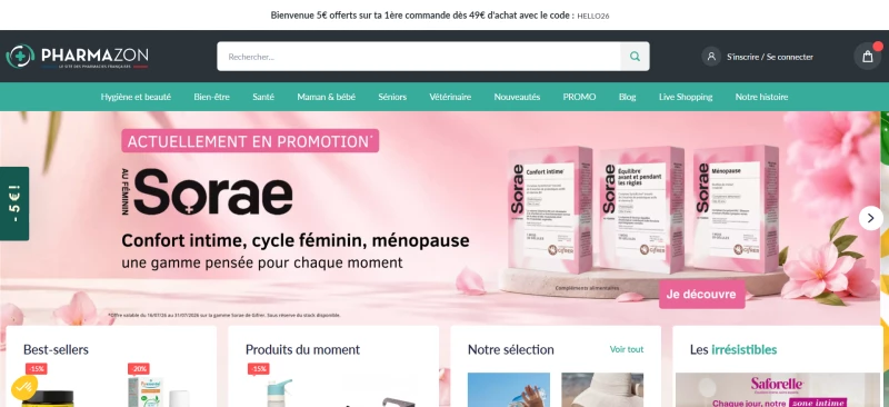 code promo Pharmazon