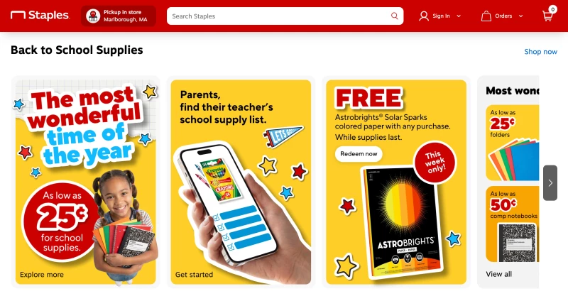 Staples