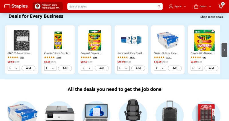 Staples