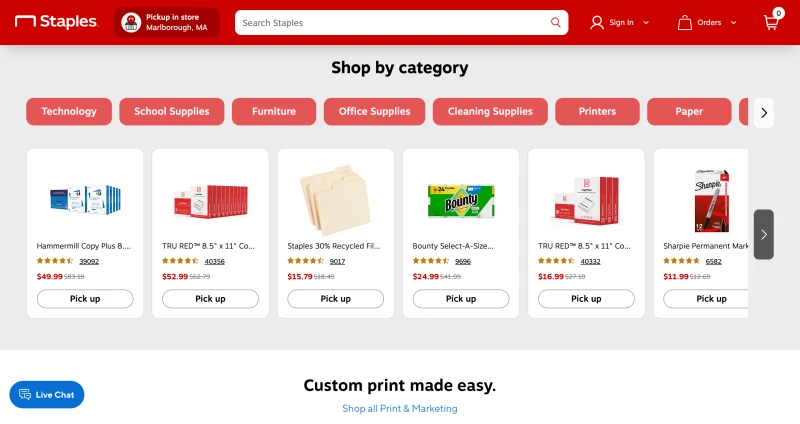 Staples