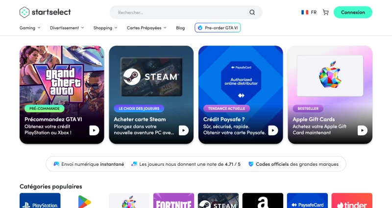 code promo Startselect