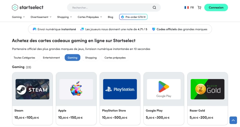 Startselect