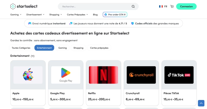 Startselect
