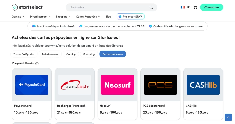 Startselect