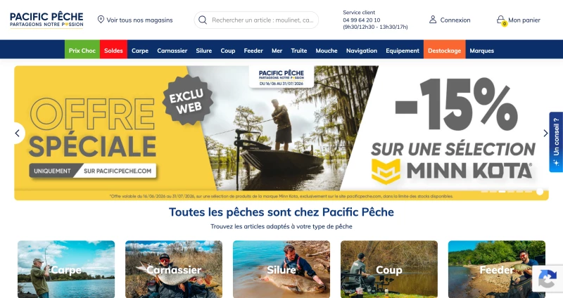 code promo Pacific Peche