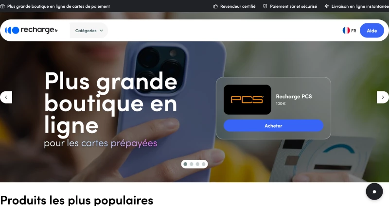 code promo Recharge.fr