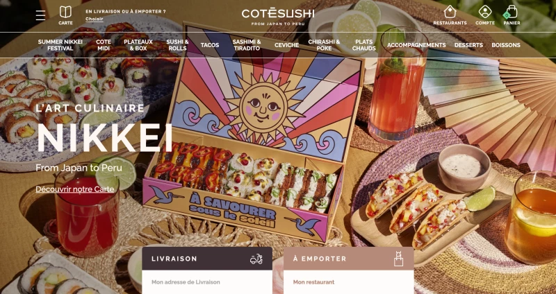 code promo Côté Sushi
