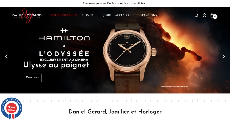 code promo Daniel Gerard