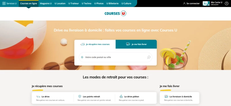 code promo Courses U