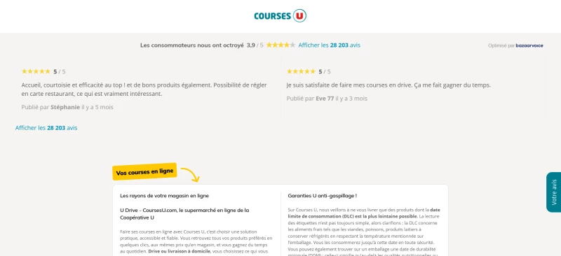 Courses U
