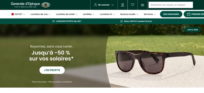 code promo Générale d'Optique