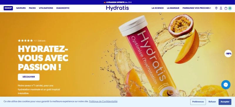 code promo Hydratis