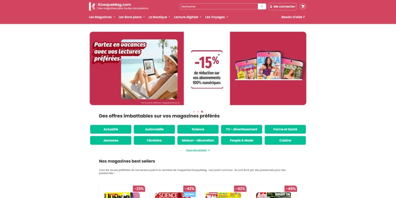 code promo Kiosque Mag