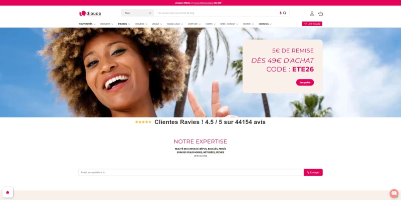 code promo Diouda