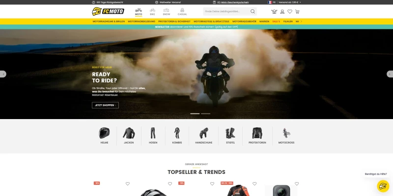 code promo FC MOTO