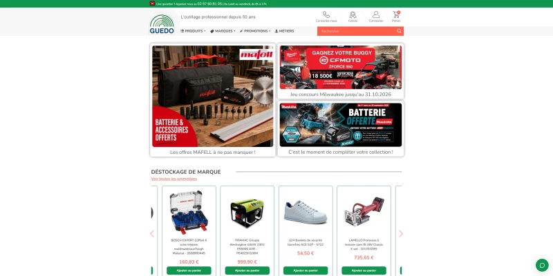 code promo Guedo Outillage