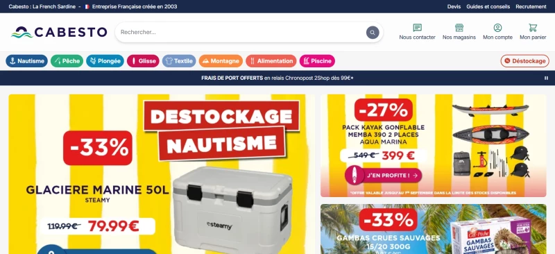 code promo Cabesto