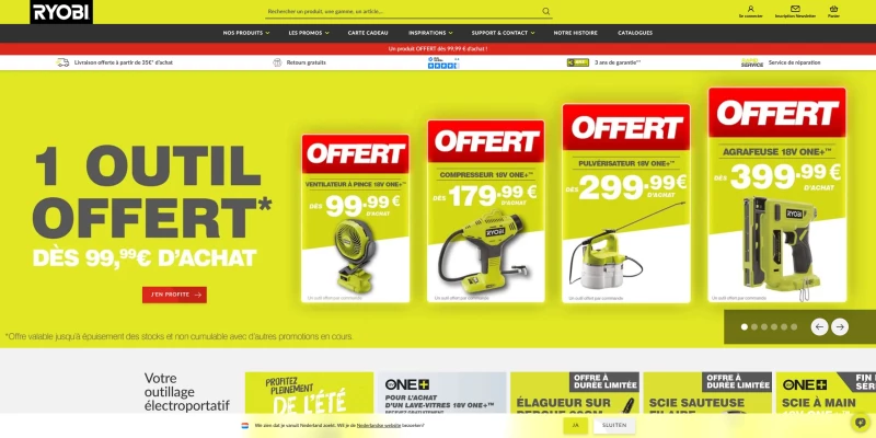 code promo Ryobi