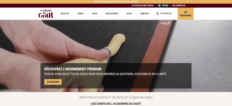 code promo L'Académie du Goût