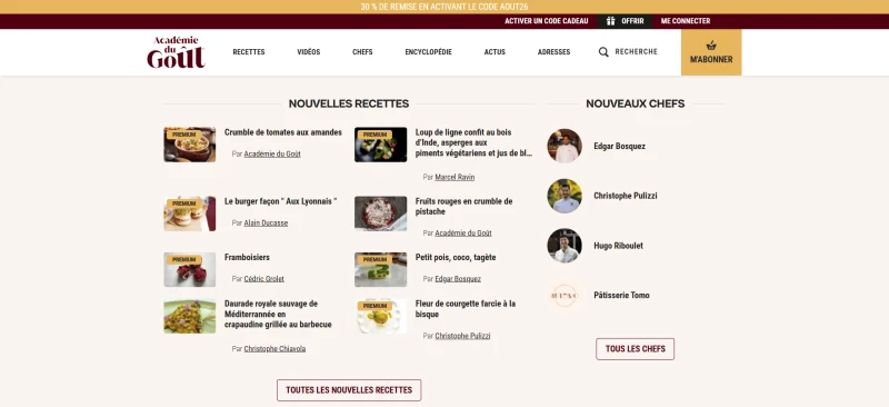 L'Académie du Goût