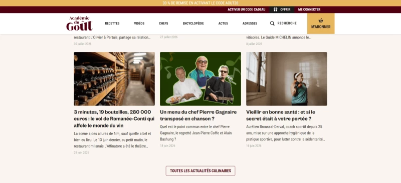 L'Académie du Goût