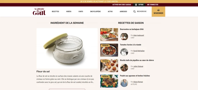 L'Académie du Goût