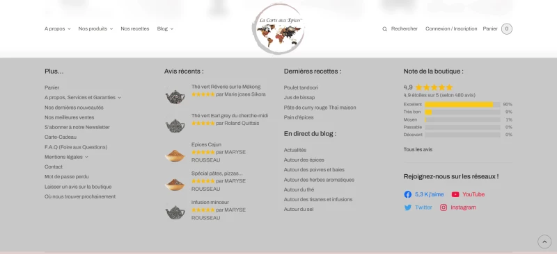 La Carte aux Epices