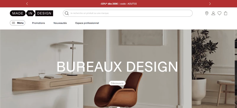 code promo Made In Design