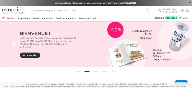 code promo Exaprint