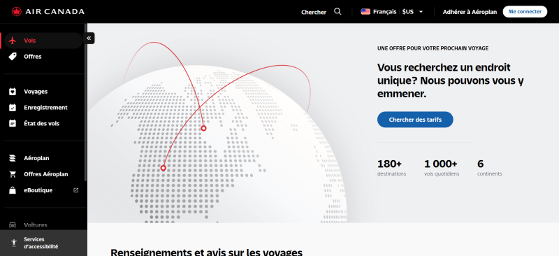 code promo Air Canada