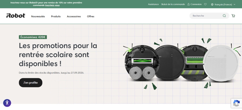code promo iRobot