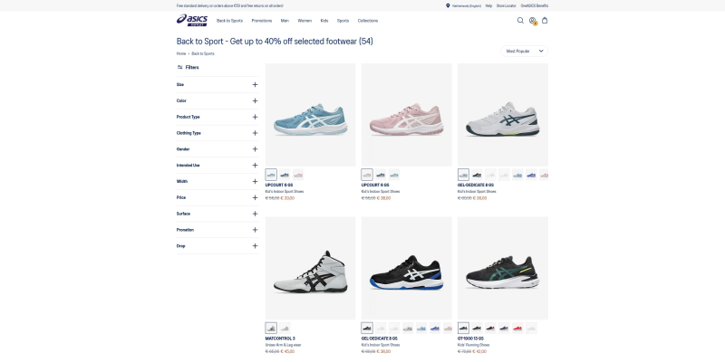 Aasics Outlet