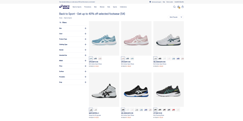 Aasics Outlet