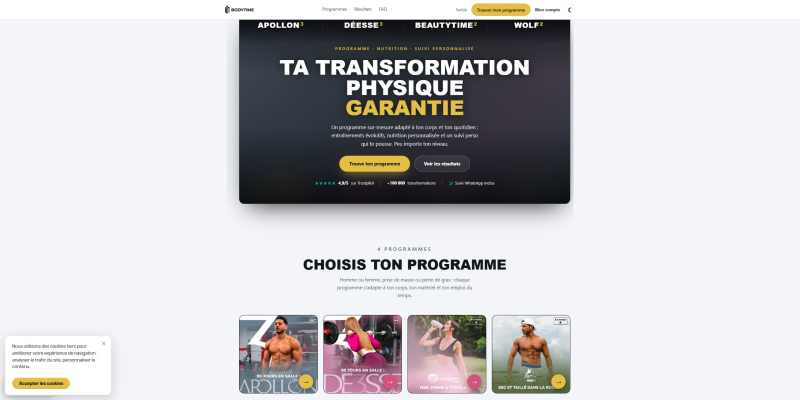 code promo Bodytime